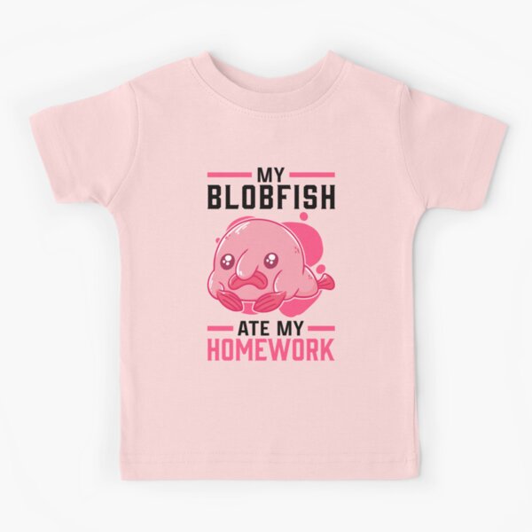 Blobfish ate my homework Meme ugly blob fish T-Shi T-Shirt