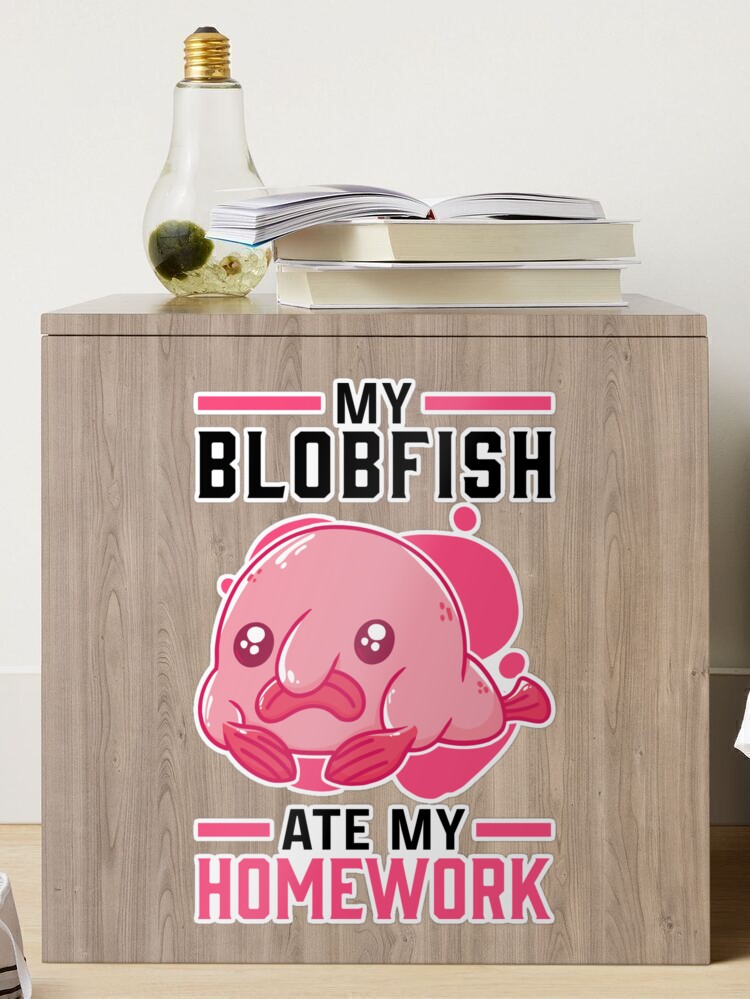 Blobfish ate my homework Meme ugly blob fish T-Shi T-Shirt