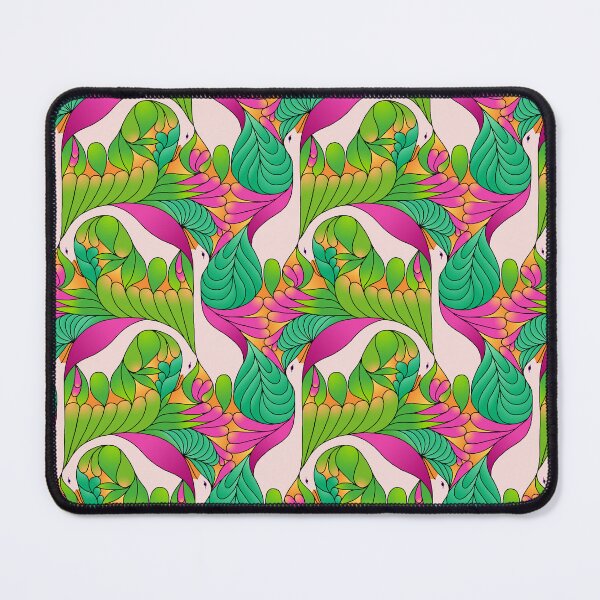 Item preview, Courting Doodle Birds - pink designed and sold by Hippopottermiss.