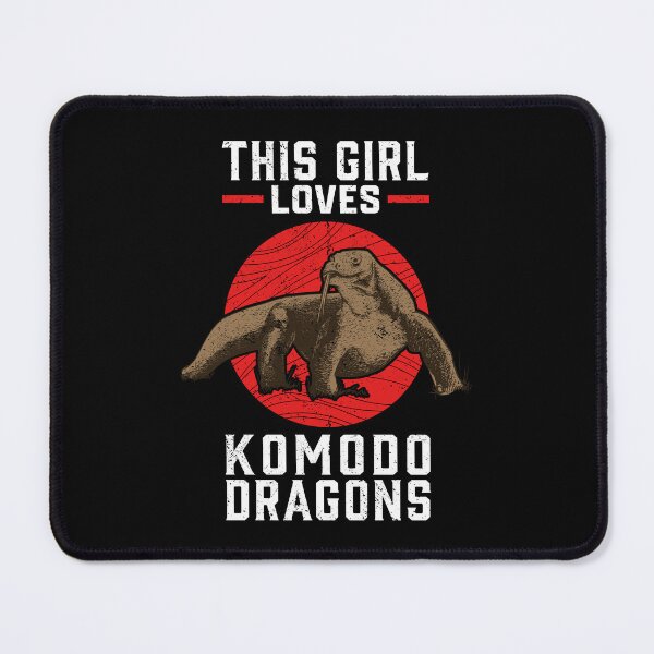 Item preview, Girl the komodo dragon loves dragons komodo dragon designed and sold by madgrfx.