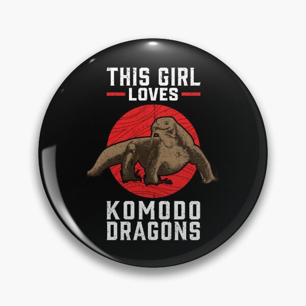 Item preview, Girl the komodo dragon loves dragons komodo dragon designed and sold by madgrfx.