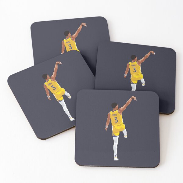 Item preview, Jordan Poole Back Shot Yellow Qiangy designed and sold by qiangdade.