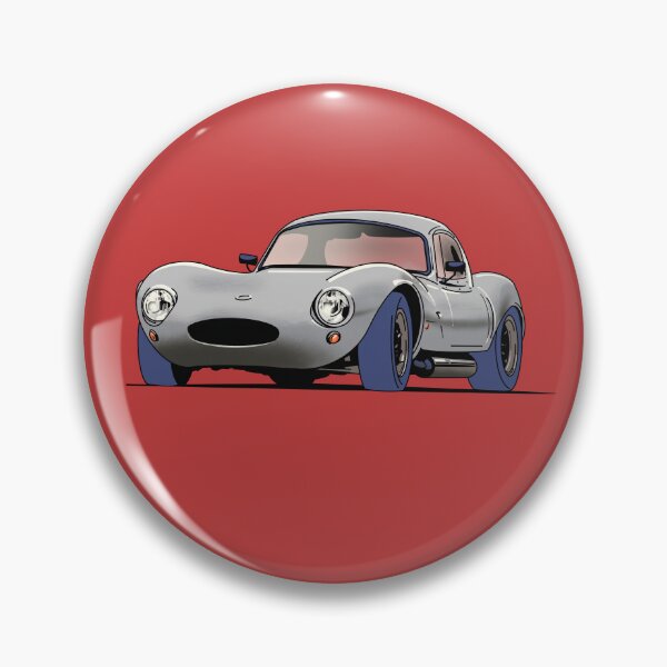 Artikelvorschau, Ginetta G4 Oldtimer Sportwagen in Silber entworfen und verkauft von Webazoot Industries - Car Art.