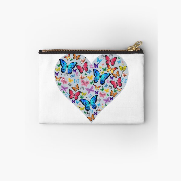 Item preview, Grey Heart filled with Colorful Butterflies designed and sold by TracyDDigitals.