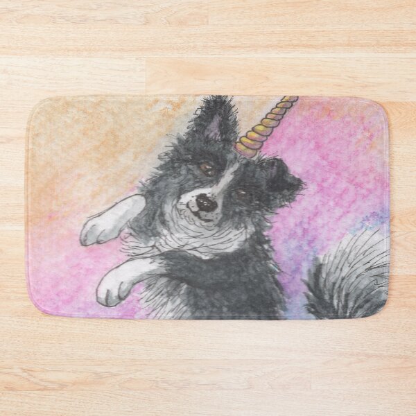 Item preview, It's the Border Collie unicorn! designed and sold by SusanAlisonArt.