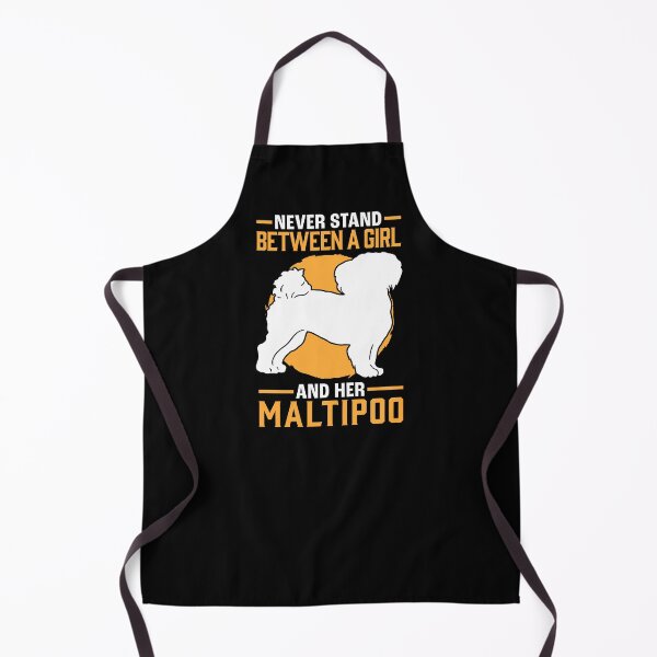 Item preview, Girl with Maltipoo dog owner designed and sold by madgrfx.