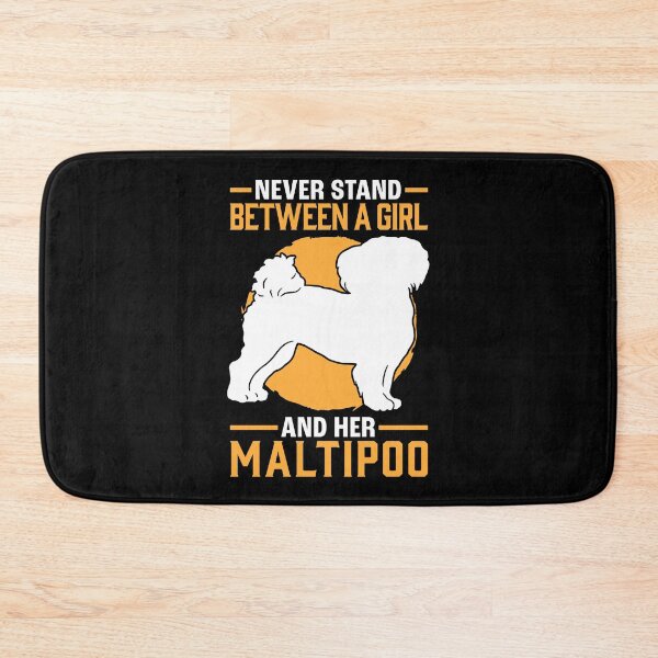 Item preview, Girl with Maltipoo dog owner designed and sold by madgrfx.