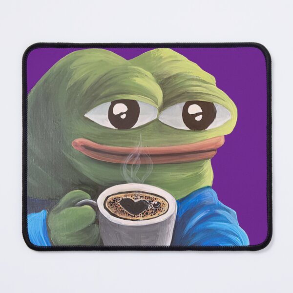 Item preview, Pepe Coffee Chill - Funny Memes designed and sold by V0L0S.