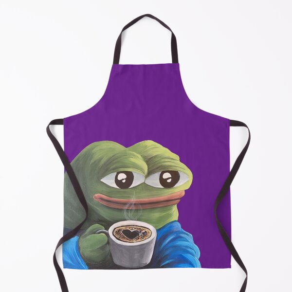 Item preview, Pepe Coffee Chill - Funny Memes designed and sold by V0L0S.