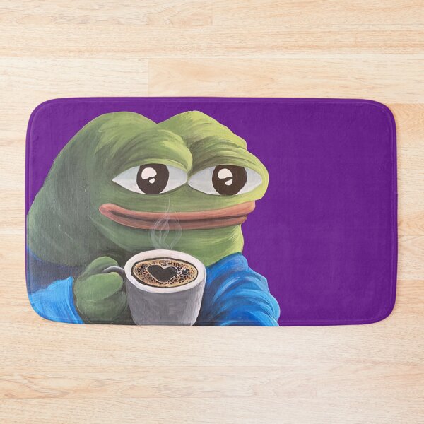 Item preview, Pepe Coffee Chill - Funny Memes designed and sold by V0L0S.