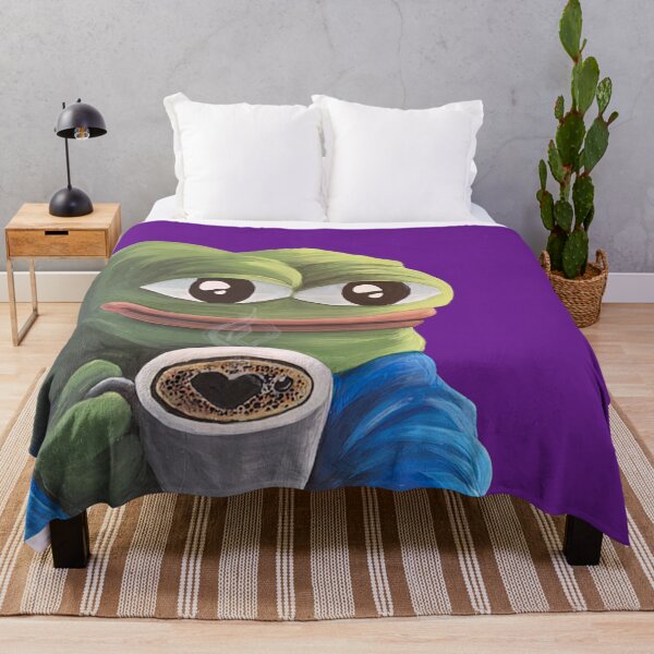 Item preview, Pepe Coffee Chill - Funny Memes designed and sold by V0L0S.