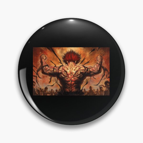 Item preview, « Visage de dragon arrière Yujiro Hanma » . premium designed and sold by galeznwikins.