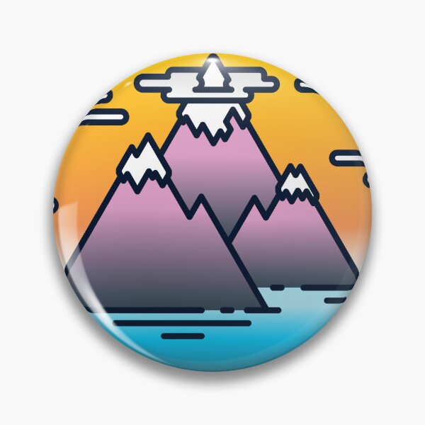 Item preview, Nature mountains design art. designed and sold by Grafteem.