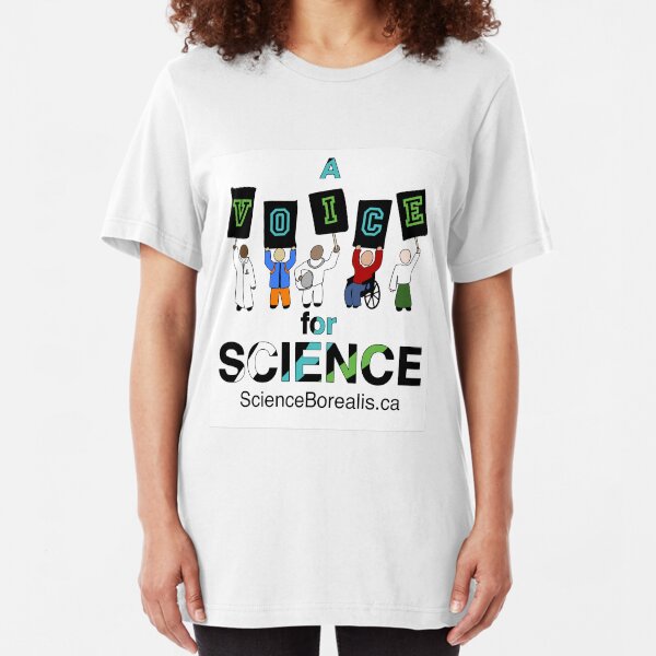 A Voice for Science - Science March Tee! Slim Fit T-Shirt
