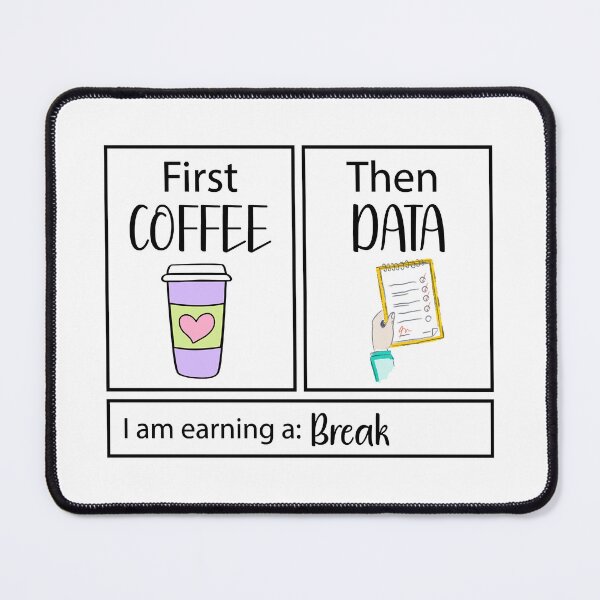 Item preview, First Coffee Then Data Behavior Analyst Coffee Gift for BCBA RBT ABA Therapist Classic T-Shirt designed and sold by NoemieEbert.