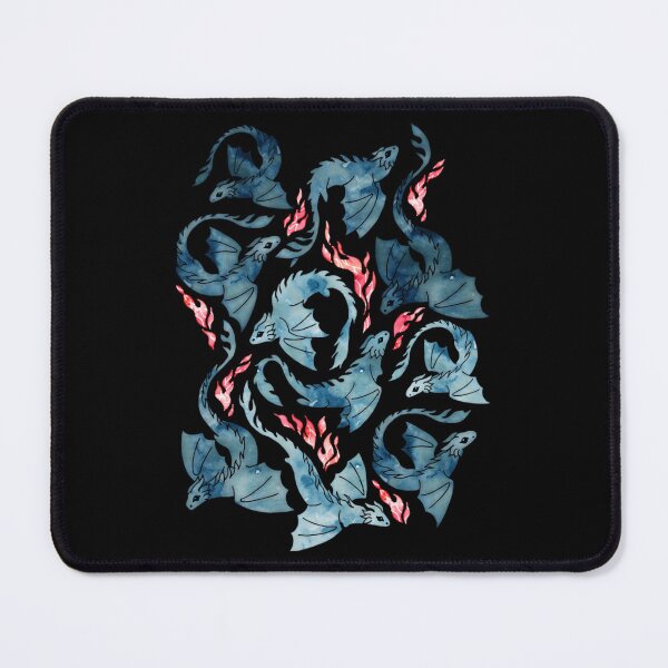 Item preview, à l&x27;aquarelle bleue et rouge. . classique designed and sold by galeznwikins.
