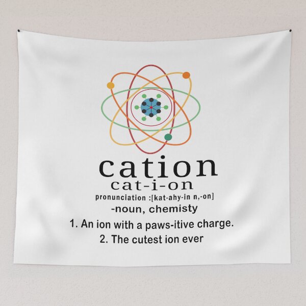 Item preview, Cat-ion science puns Greeting Card designed and sold by Tiziza.
