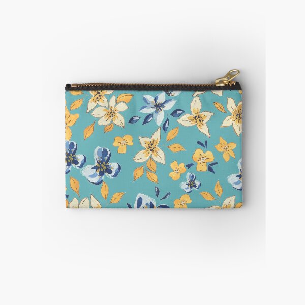 Item preview, White and Blue Autumn Flowers  designed and sold by Eve :).