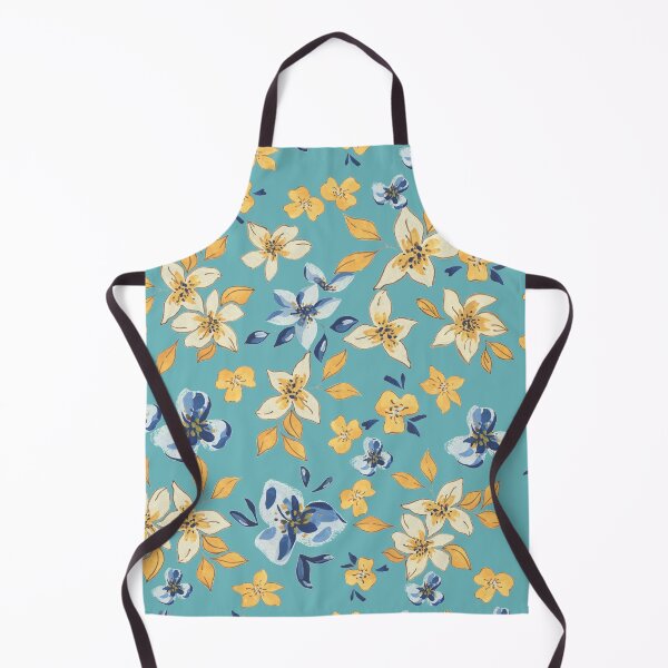 Item preview, White and Blue Autumn Flowers designed and sold by Eve :).