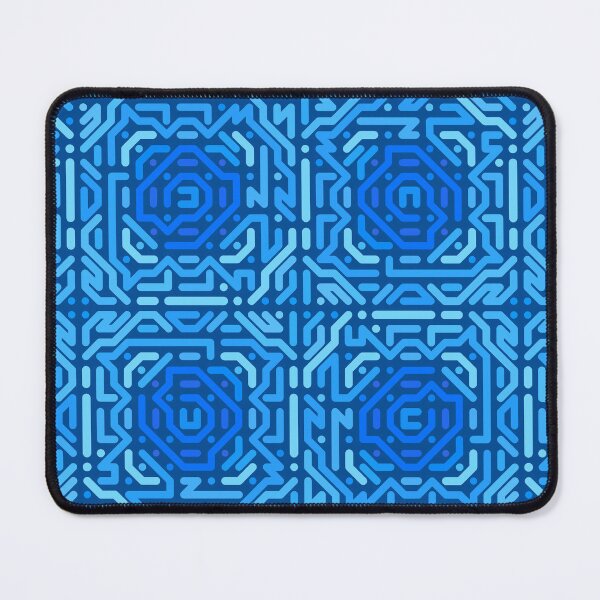 Item preview, Blue Wiggle Squares designed and sold by Hippopottermiss.