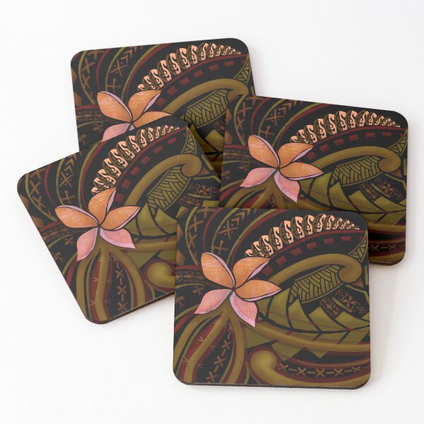 Item preview, Samoan Malu Tropical Floral Art 2083 designed and sold by sunnthreads.