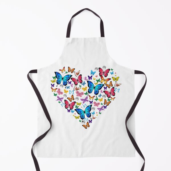 Item preview, Transparent Heart Filled with Bright, Colorful Butterflies designed and sold by TracyDDigitals.