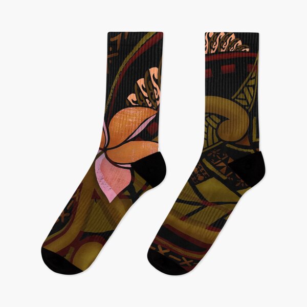 Item preview, Samoan Malu Tropical Floral Art 2083 designed and sold by sunnthreads.