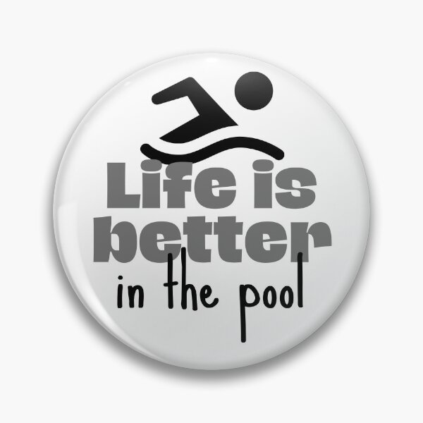 Artikelvorschau, Schwimmen: Das Leben ist besser im Pool entworfen und verkauft von TheGreenGoat.