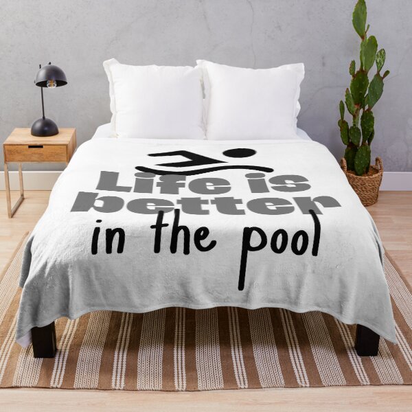 Artikelvorschau, Schwimmen: Das Leben ist besser im Pool entworfen und verkauft von TheGreenGoat.