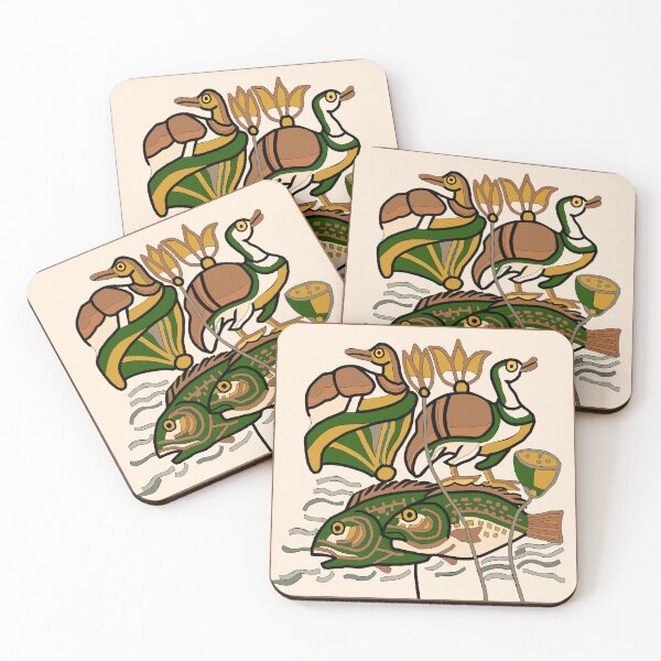 Item preview, Libyan swamp with ducks and fish designed and sold by frederic Lecut.