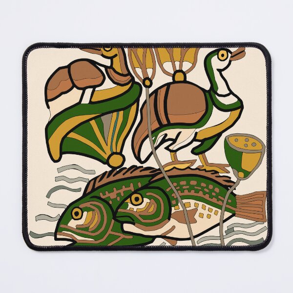 Item preview, Libyan swamp with ducks and fish designed and sold by frederic Lecut.