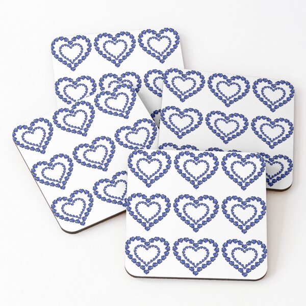 Item preview, Heart Blue Sapphire September Birthstone designed and sold by DigitalGemArt.