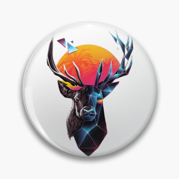 Item preview, Retro glass deer 3d  designed and sold by MusicSkateboard.
