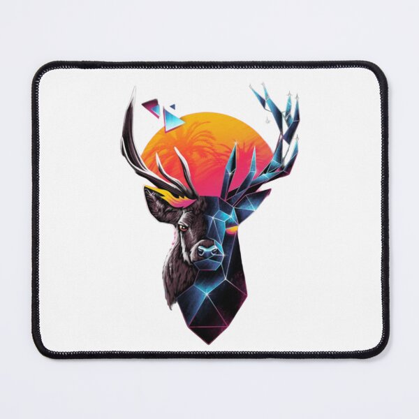 Item preview, Retro glass deer 3d designed and sold by MusicSkateboard.