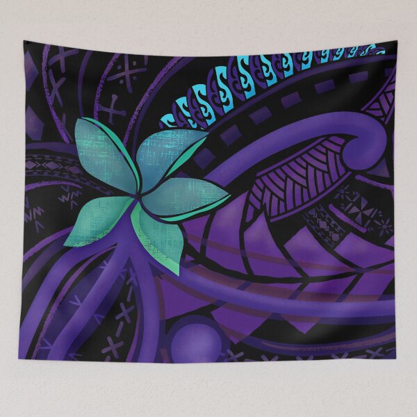 Item preview, Samoan Malu Tropical Floral Art 2084 designed and sold by sunnthreads.