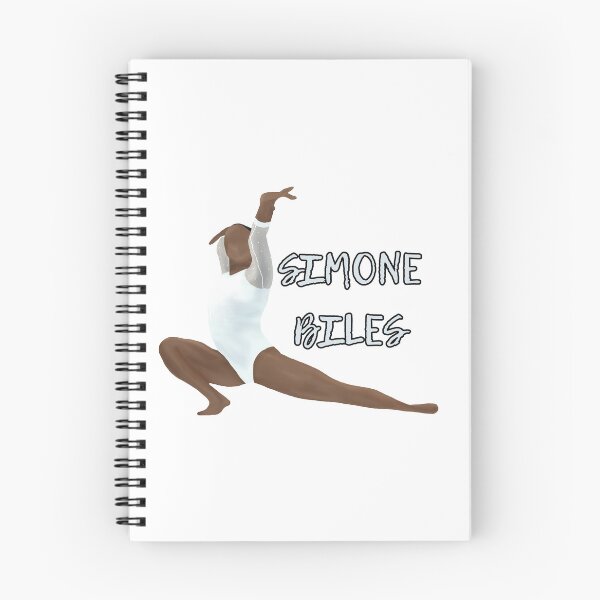 Item preview, Simone Biles Gymnast Art with Name - White leo designed and sold by Cherries4.