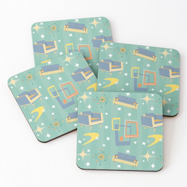Item preview, Mid Century Modern Seamless Pattern, Retro Living designed and sold by Itaya Art.