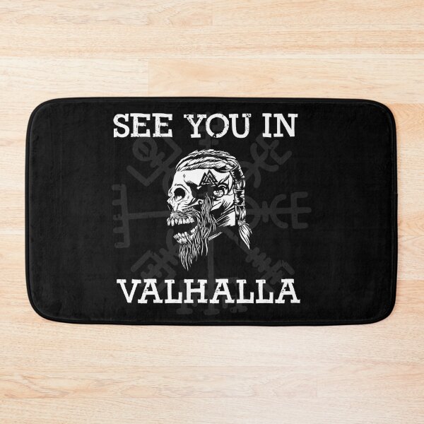 Item preview, See you in Valhalla Viking Skull Runes Shirt designed and sold by Innsbrucker.