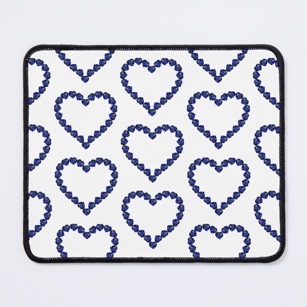 Item preview, Heart Blue Sapphire September Birthstone designed and sold by DigitalGemArt.