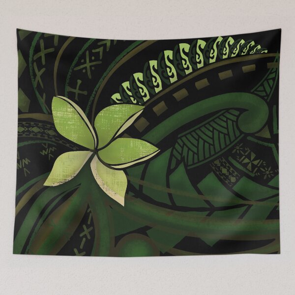 Item preview, Samoan Malu Tropical Floral Art 2085 designed and sold by sunnthreads.