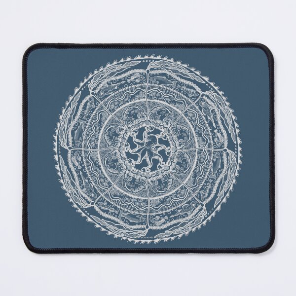 Item preview, Salish Sea Mandala -dark blue background designed and sold by mernstw.