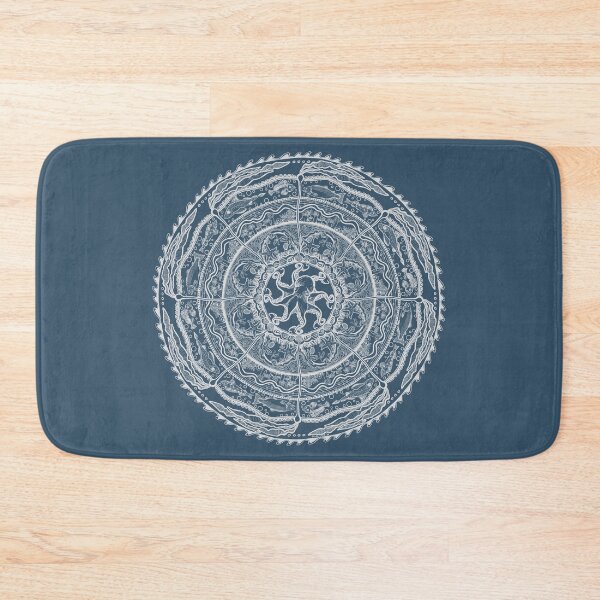 Item preview, Salish Sea Mandala -dark blue background designed and sold by mernstw.