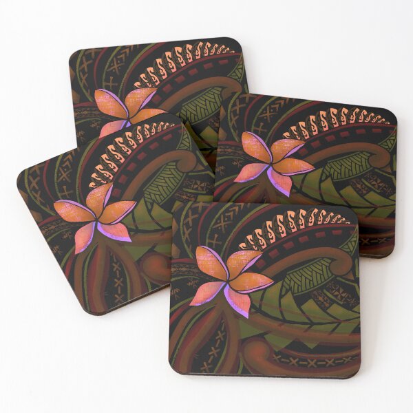 Item preview, Samoan Malu Tropical Floral Art 2086 designed and sold by sunnthreads.