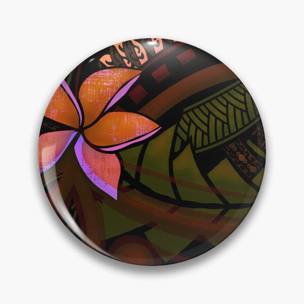 Item preview, Samoan Malu Tropical Floral Art 2086 designed and sold by sunnthreads.