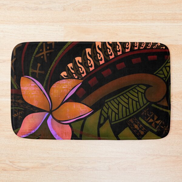 Item preview, Samoan Malu Tropical Floral Art 2086 designed and sold by sunnthreads.