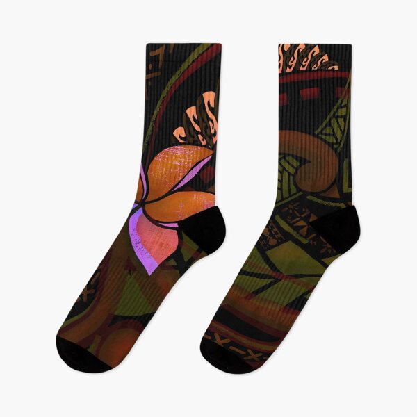 Item preview, Samoan Malu Tropical Floral Art 2086 designed and sold by sunnthreads.