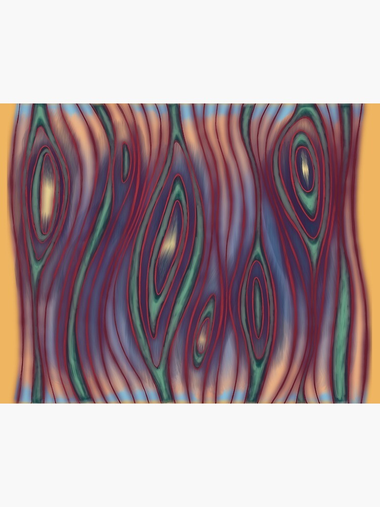 Thumbnail 2 of 2, Art Board Print, Minimalist Illusion Pattern Psychedelic designed and sold by BlazeraptorGirl.