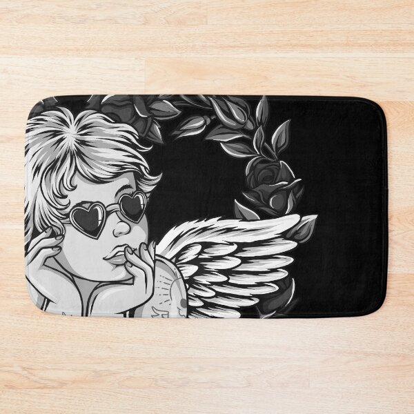 Item preview, Black and white Illustration of Cupid  designed and sold by Goliardika-Shop.
