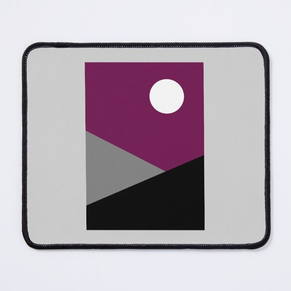 Item preview, The asexuality/demisexuality pride flag as an abstract landscape designed and sold by scosco-art.