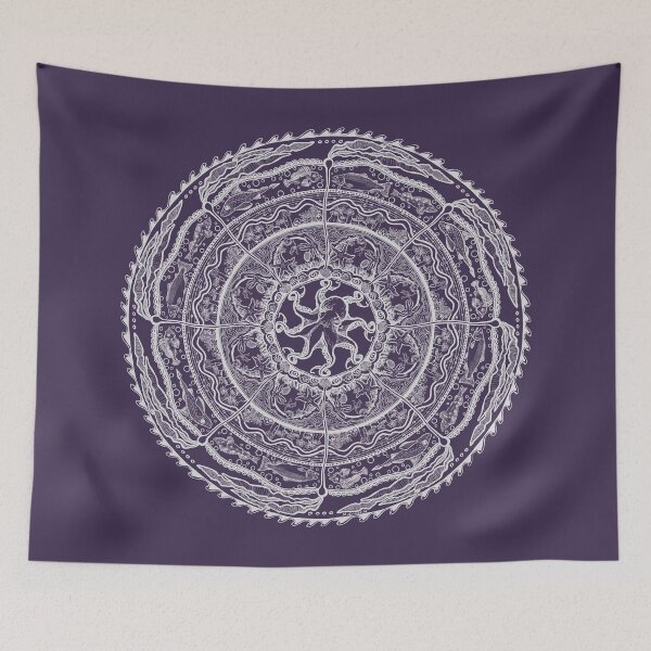 Item preview, Salish Sea Mandala -dark background designed and sold by mernstw.